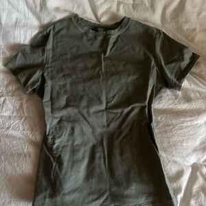 SKIMS Cotton Jersey Green Tee